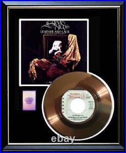 Stevie Nicks Don Henley Leather & Lace 45 RPM Gold Record Rare Non Riaa Award