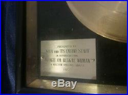 Stevie Wonder 1975 Kdia Gold Record Award Boogie On 45 Nmint Rare Loose Vtg Htf