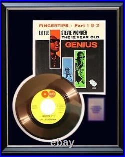 Stevie Wonder Fingertips Gold Record Rare Non Riaa Award Rare