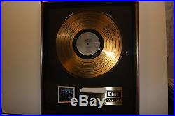 Stray Cats Built For Speed EMI America Gold Record Award Brian Setzer