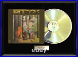Styx Grand Illusion White Gold Platinum Tone Record Lp Rare Non Riaa Award