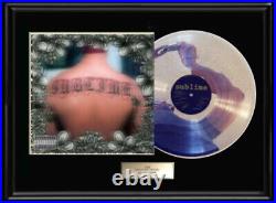 Sublime Self Titled Lp White Gold Platinum Tone Record 3d Cover Non Riaa Award