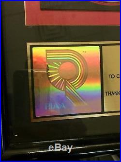 Super-rare Alice In Chains Facelift Gold Record CD Award Plaque Real Riaa