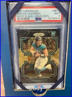 Superfractor Gold Vinyl /5 Psa 9 Prizm Black 2021 Trevor Lawrence Rookie