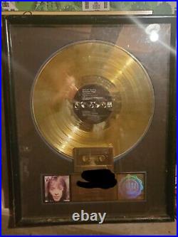 Suzanne Vega Solitude Standing RIAA certified Gold Record Award