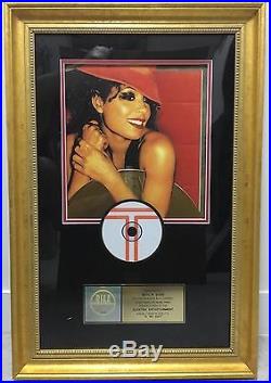 TAMIA'A NU DAY' GOLD CD / RECORD RIAA AWARD 19 x 27 AUTHENTIC & RARE