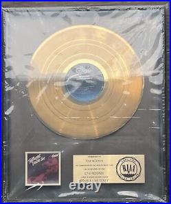 TED NUGENT RIAA Gold Floater Record Award for the Album Double Live Gonzo