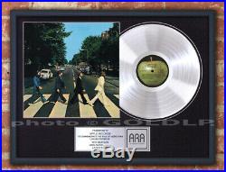 THE BEATLES ABBEY ROAD Platinum LP Record Award rare gold cd collectible gift