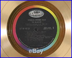THE BEATLES MAGICAL MYSTERY TOUR LP GOLD RECORD AWARD platinum cd mint gift