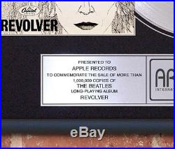 THE BEATLES REVOLVER LP PLATINUM RECORD AWARD gold cd mint collectible gift