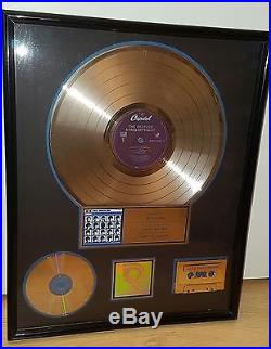 THE BEATLES RIAA gold record award a hard days night BEAUTY