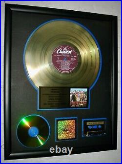 THE BEATLESRare CAPITOL In House Gold Record Award Presented To The Beatles