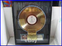 THE WHO face dances RIAA gold record award presented to BARRY FEY official