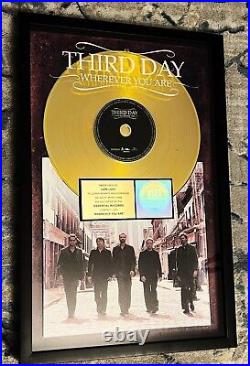 THIRD DAY 2005 RIAA Gold Record Award For Wherever You Are