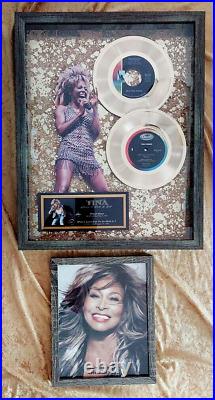 TINA TURNER Double Gold Award (Proud Mary & What's Love Got To Do With It)