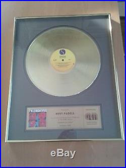 Talking Heads- CRIA (non RIAA) award golden record Album Remain in Light