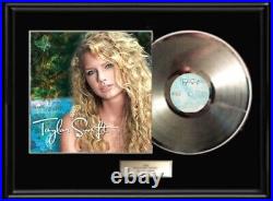 Taylor Swift Self Titled Debut White Gold Platinum Record Lp Non Riaa Award