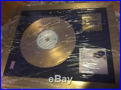 Tears for fears the hurting vinyl LP gold disc award BPI