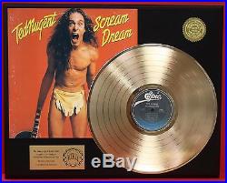 Ted Nugent 24k Gold LP Record Award Display Free Shipping Limited Edition Gift