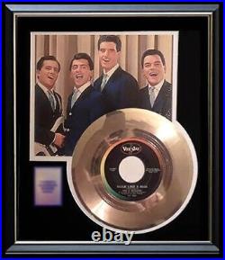The 4 Four Seasons Walk Like A Man 45 RPM Gold Record Rare Non Riaa Award