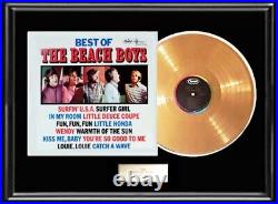 The Beach Boys Best Of Greatest Hits Gold Record Lp Album Non Riaa Award Rare