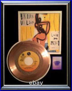 The Beach Boys Brian Wilson Love And Mercy Gold Record Non Riaa Award Rare