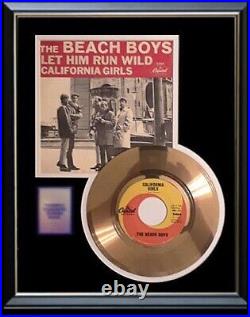The Beach Boys California Girls Gold Record Non Riaa Award 45 RPM Rare