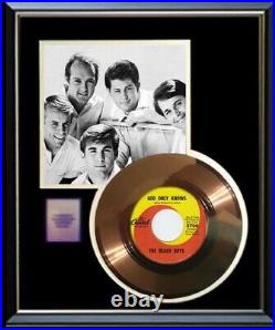 The Beach Boys God Only Knows 45 RPM Gold Metalized Record Rare Non Riaa Award
