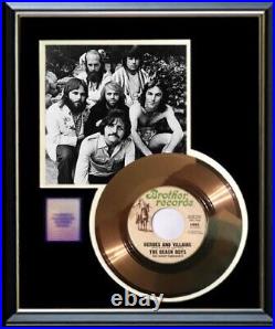 The Beach Boys Heroes And Villians 45 RPM Gold Record Rare Non Riaa Award The Beach Boys Heroes And Villians 45 RPM Gold Record Rare Non Riaa Award
