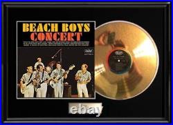 The Beach Boys Live In Concert Gold Record Lp Album Non Riaa Award Rare