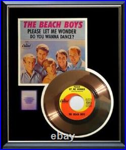 The Beach Boys Please Let Me Wonder 45 RPM Gold Record Non Riaa Award Rare