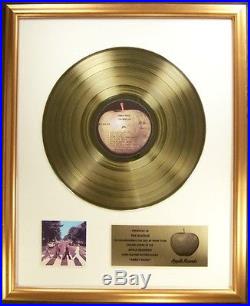 The Beatles Abbey Road Package LP & Something 45 Gold Non RIAA Record Awards