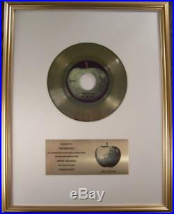 The Beatles Abbey Road Package LP & Something 45 Gold Non RIAA Record Awards