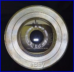 The Beatles BABY ITS YOU 45 Gold Non RIAA Record Award Apple Records 17 FRAME