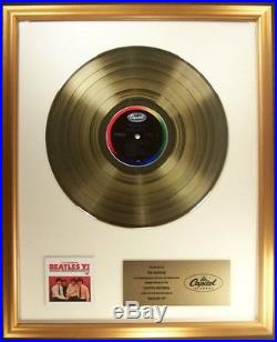The Beatles Beatles VI LP Gold Non RIAA Record Award Capitol Records
