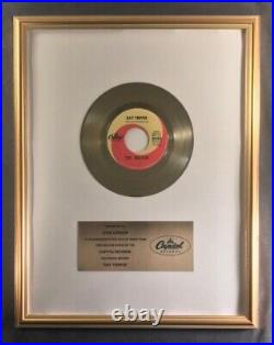 The Beatles Day Tripper 45 Gold Non RIAA Record Awards Capitol To John Lennon