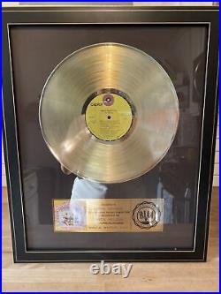 The Beatles Gold Record Award RIAA Magical Mystery Tour 500,000 Copies Sold
