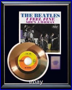 The Beatles Gold Record I Feel Fine 45 RPM Non Riaa Award Rare Sleeve