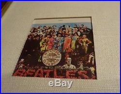 The Beatles Gold Record Riaa No Bpi Award Sgt Pepper Presentation Disc album lp