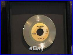 The Beatles Lady Madonna 20th Anniversary GOLD RIAA 7 Single Record Award