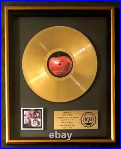 The Beatles Let It Be Soundtrack LP Gold RIAA Record Award Apple Records