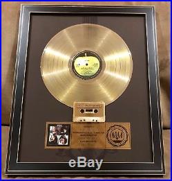 The Beatles Let it Be Certified RIAA Sales Award Framed Gold Record