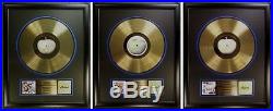 The Beatles Lot Of 3 Anthology 1 2 3 LP Gold Non RIAA Record Award