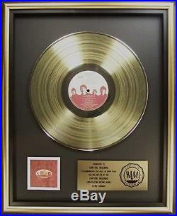 The Beatles Love Songs LP Gold RIAA Record Award Capitol Records