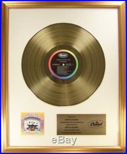 The Beatles Magical Mystery Tour LP Gold Non RIAA Record Award Capitol Records