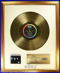 The Beatles Meet The Beatles LP Gold Non RIAA Record Award Capitol Records
