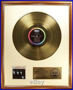 The Beatles Meet The Beatles LP Gold RIAA Record Award To Capitol Records