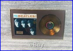 The Beatles Meet The Beatles LP Gold Record Award Capitol Records Rare