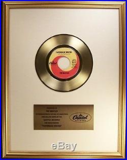 The Beatles Paperback Writer 45 Gold Non RIAA Record Award Capitol Records