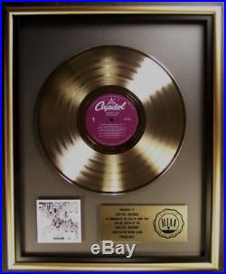 The Beatles Revolver LP Gold RIAA Record Award To Capitol Records
